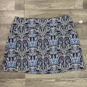 Tommy Bahama Everyday Active Golf Skort Navy Blue Pattern sz L